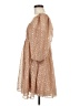 Storia 100% Polyester Hearts Tan Casual Dress Size M - photo 5