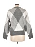 Oliver by Escio Chevron-herringbone Gray Pullover Sweater Size L - photo 2