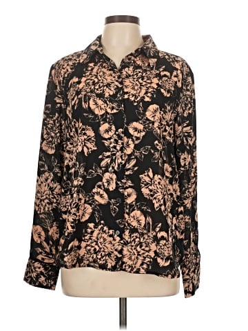 Maurices Long Sleeve Blouse (view 1)