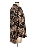 Maurices 100% Polyester Paisley Brown Long Sleeve Blouse Size L - photo 4