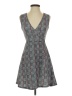 Planet Gold Plaid Gray Casual Dress Size S - photo 1