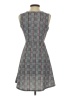 Planet Gold Plaid Gray Casual Dress Size S - photo 2