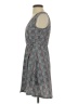 Planet Gold Plaid Gray Casual Dress Size S - photo 5
