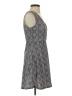 Planet Gold Plaid Gray Casual Dress Size S - photo 4