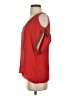 Parker 100% Silk Red Short Sleeve Silk Top Size S - photo 5