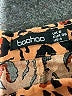 Boohoo 100% Cotton Animal Print Brown Kimono Size 4 - photo 7