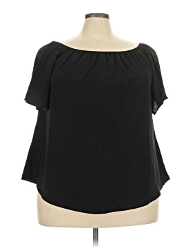 Shein Curve Short Sleeve Blouse (view 1)