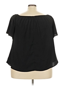 Shein Curve Short Sleeve Blouse (view 2)
