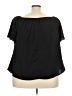 Shein Curve 100% Polyester Black Short Sleeve Blouse Size 4X - photo 2
