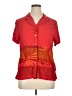 Notations 100% Rayon Red Short Sleeve Blouse Size XL - photo 1
