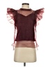 Jonathan Simkhai 100% Polyester Burgundy Sleeveless Blouse Size XS - photo 1