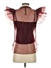 Jonathan Simkhai 100% Polyester Burgundy Sleeveless Blouse Size XS - photo 2