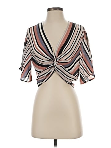Love Tree Short Sleeve Blouse (view 1)