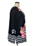 JM Collection Black 3/4 Sleeve Blouse Size 2X - photo 4