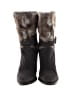 Stuart Weitzman Gray Black Ankle Boots Size 8 1/2 - photo 2