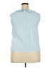 Unbranded Blue Sleeveless Blouse Size 2X - photo 2