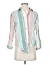 Harper Stripes Green Long Sleeve Button-Down Shirt Size XS - photo 1