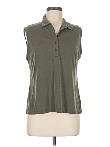 Stylus Sleeveless Button-Down Shirt (view 1)