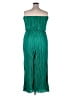 City Chic 100% Polyester Green Jumpsuit Size 14 Plus (XS) - photo 2