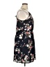 Lush 100% Polyester Floral Black Casual Dress Size XL - photo 4