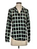 MICHAEL Michael Kors 100% Polyester Print Green Long Sleeve Blouse Size S - photo 1