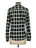 MICHAEL Michael Kors 100% Polyester Print Green Long Sleeve Blouse Size S - photo 2