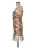 Audrey 3+1 100% Polyester Floral Ivory Cocktail Dress Size M - photo 5