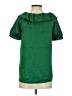 Ann Taylor LOFT 100% Polyester Green Short Sleeve Blouse Size XXS - photo 2