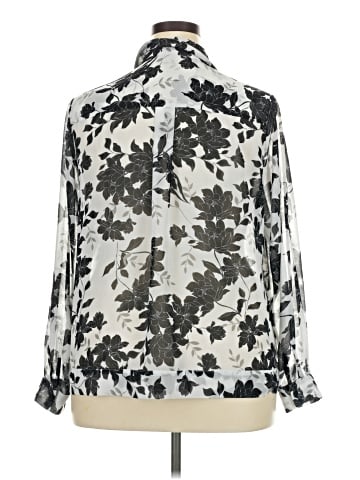 Lane Bryant Outlet Long Sleeve Blouse (view 2)