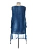 New Directions 100% Polyester Blue Sleeveless Blouse Size L - photo 2