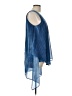 New Directions 100% Polyester Blue Sleeveless Blouse Size L - photo 4