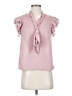 Shein Pink Short Sleeve Blouse Size XS - photo 1