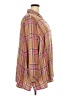 D&Co. Plaid Brown Long Sleeve Blouse Size 3X - photo 4
