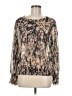Democracy 100% Polyester Brown Long Sleeve Blouse Size M - photo 1