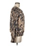 Democracy 100% Polyester Brown Long Sleeve Blouse Size M - photo 4