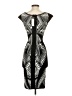 Herve Leger Graphic Black Cocktail Dress Size S - photo 2