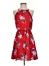 Blue Rain 100% Polyester Floral Red Casual Dress Size XS - photo 1
