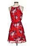 Blue Rain 100% Polyester Floral Red Casual Dress Size XS - photo 2