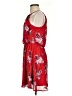 Blue Rain 100% Polyester Floral Red Casual Dress Size XS - photo 5