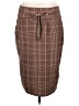 Classic Concepts Plaid Brown Casual Skirt Size L - photo 1