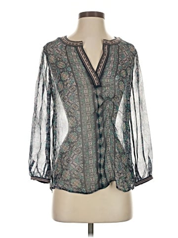 Ella Moss 3/4 Sleeve Silk Top (view 1)