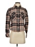 Rag & Bone Plaid Brown Long Sleeve Button-Down Shirt Size XXS - photo 1