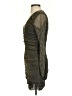 Steve Madden Metallic Gray Cocktail Dress Size S - photo 5