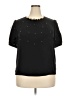 Assorted Brands Black Short Sleeve Blouse Size 4X - photo 1