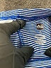 Tea 100% Cotton Stripes Blue Active Pants Size 6 - photo 3