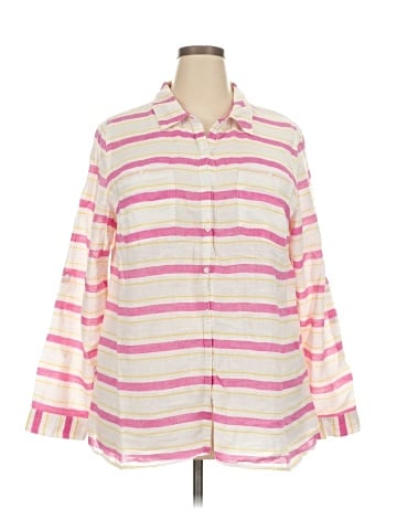Lane Bryant Long Sleeve Button-Down Shirt (view 1)