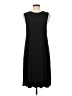 LA Made Solid Black Casual Dress Size M - photo 2