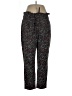 Zara Basic Animal Print Black Casual Pants Size L - photo 1