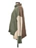 Tribal Color Block Green Turtleneck Sweater Size L - photo 5