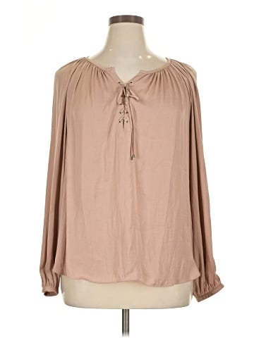 Jennifer Lopez Long Sleeve Blouse (view 1)